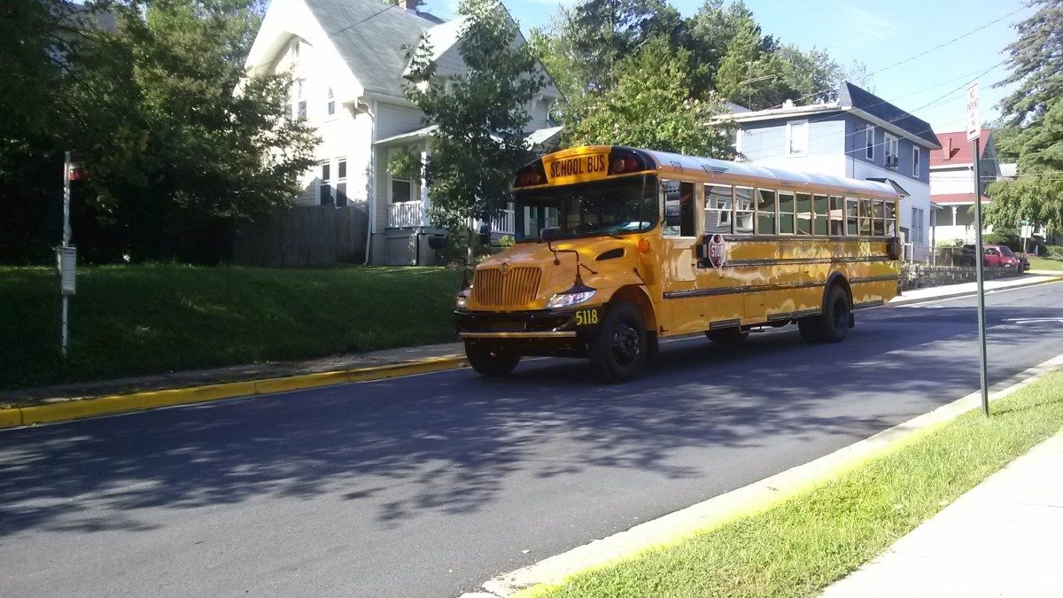 School buses hold dry run before classes begin
