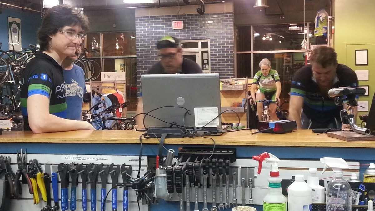 Rollers race nights heat up in Hyattsville at Arrow Bicycle
