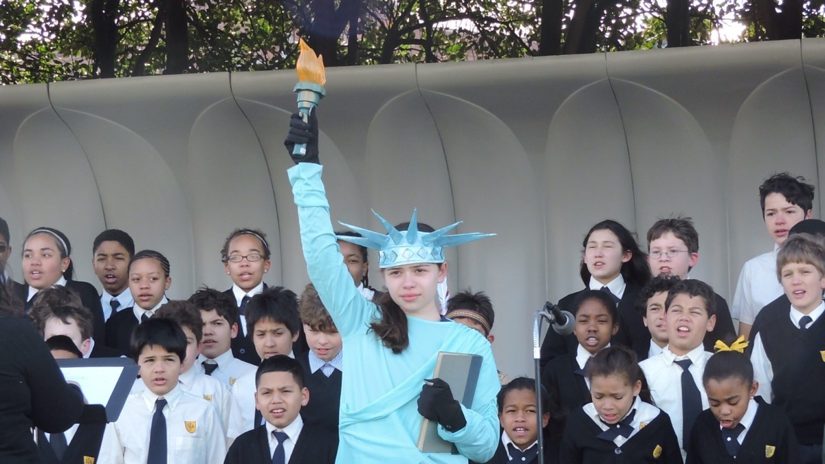 Photos: St. Jerome students perform on National Mall