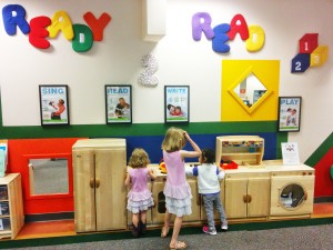 The Ready to Read center at the Bowie Branch Library. Photo courtesy the Prince George's County Memorial Library System.