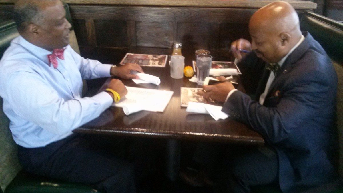 PHOTO: Prince George’s County Executive at Busboys in Hyattsville