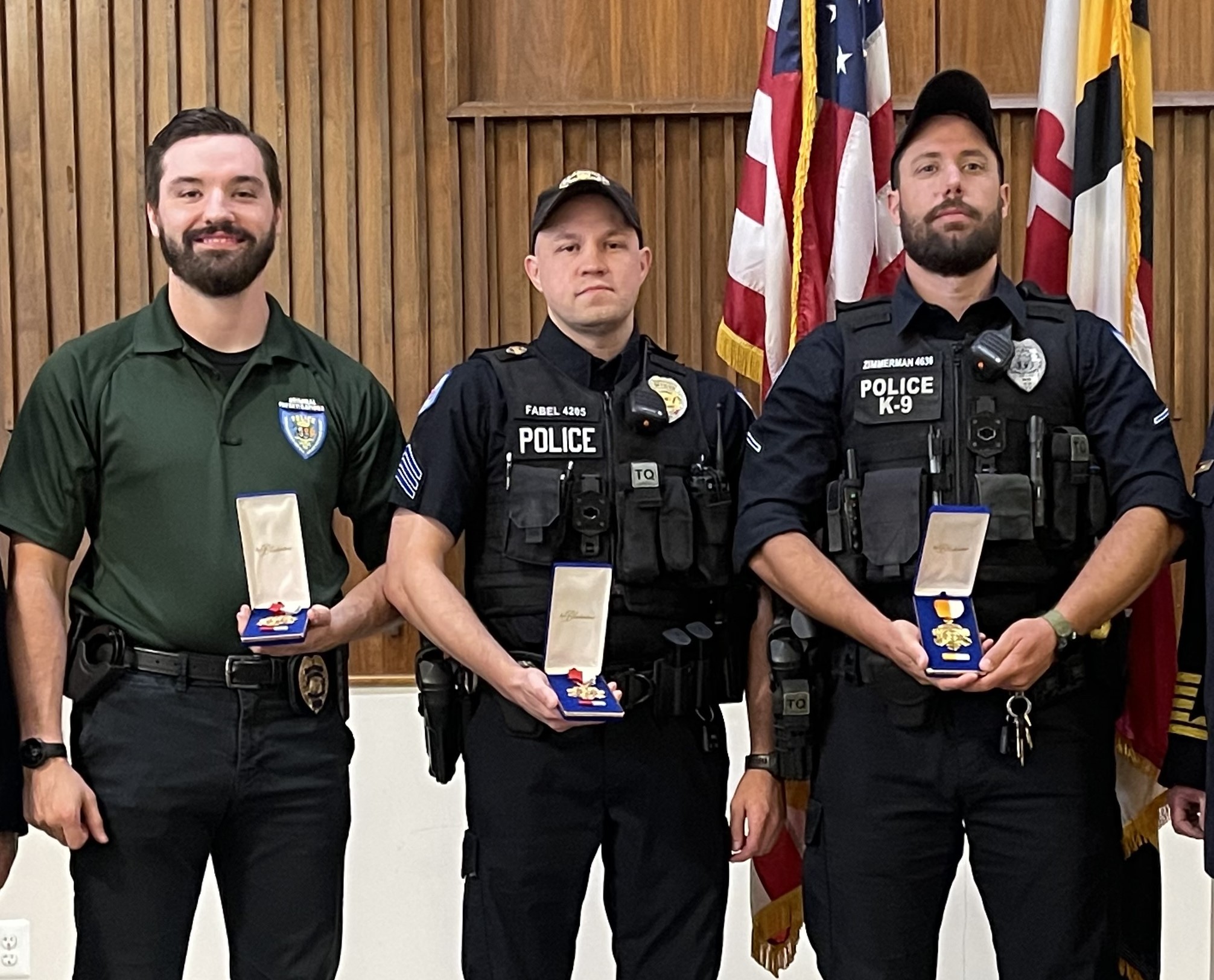 Police officers win highest honor