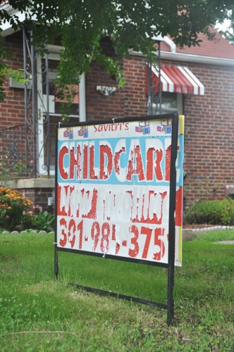 daycare sign 0392